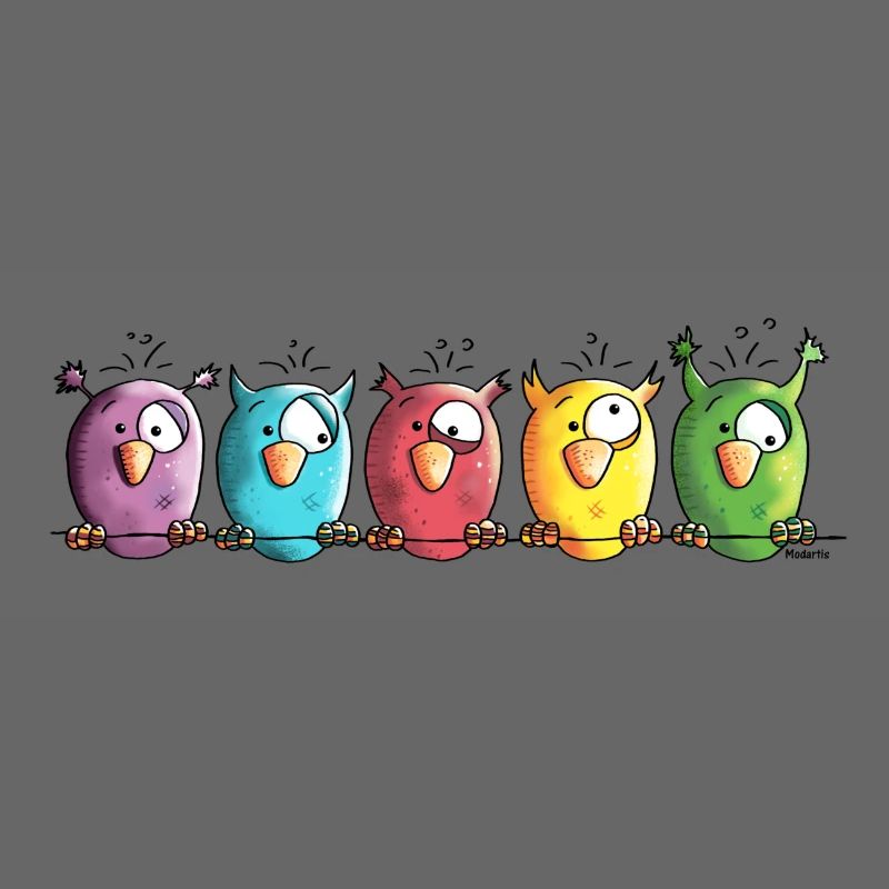 Funny Owls - Eule - Vogel