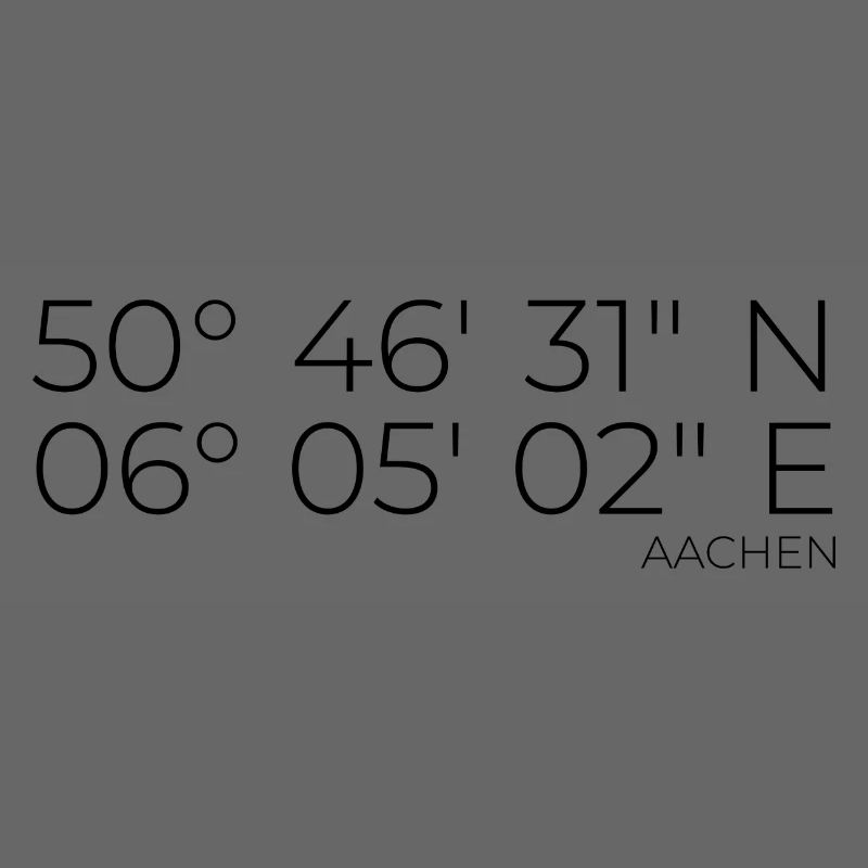 coordinates Aachen