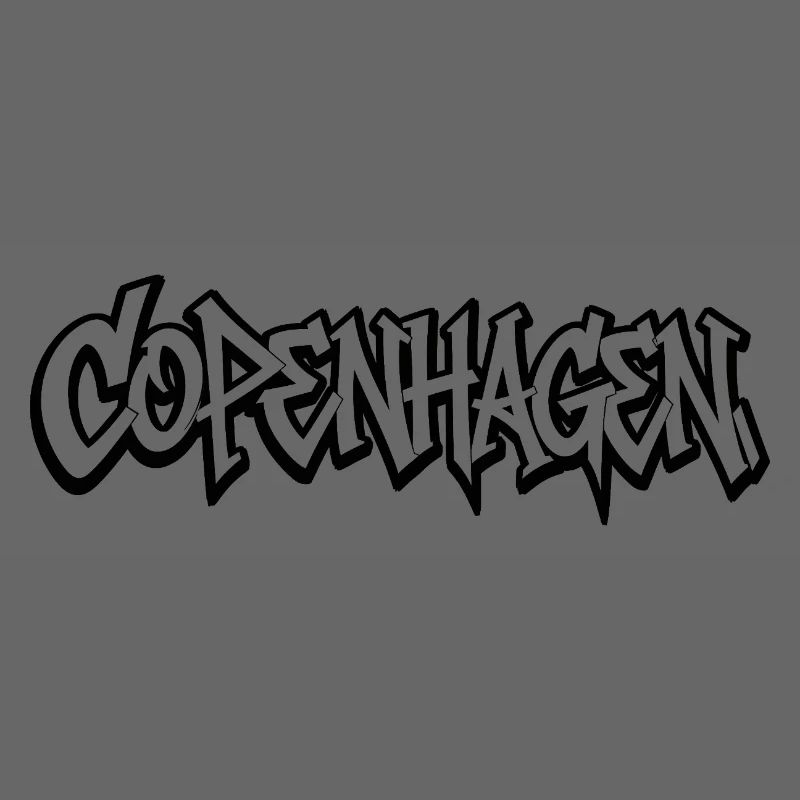 Conception d'art urbain de style graffiti