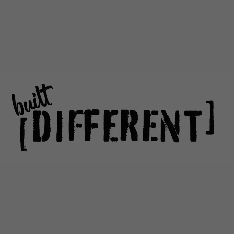 Déclaration typographique différente construite disant