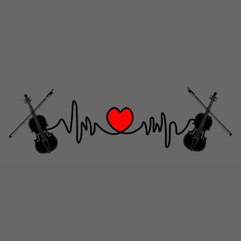 Cardio Herzfrequenz Violine