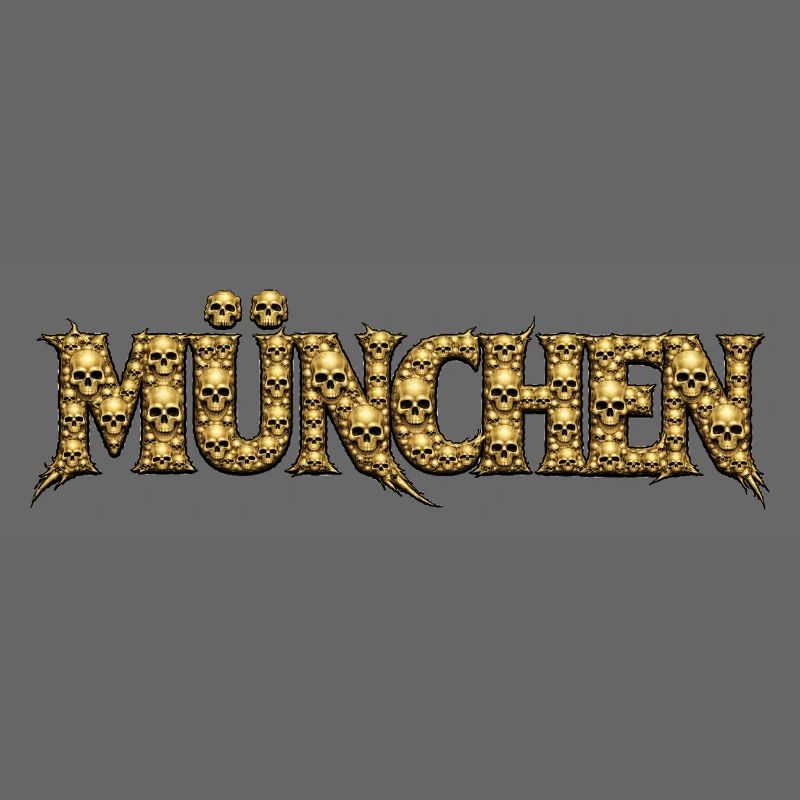 München Gothic Schädel-Logo