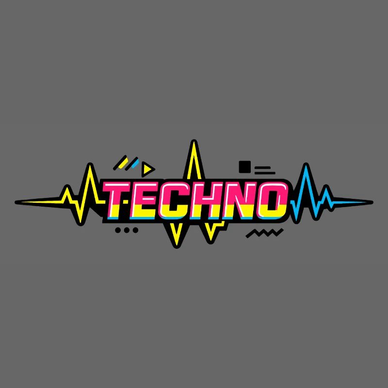 Techno Neon Pulse