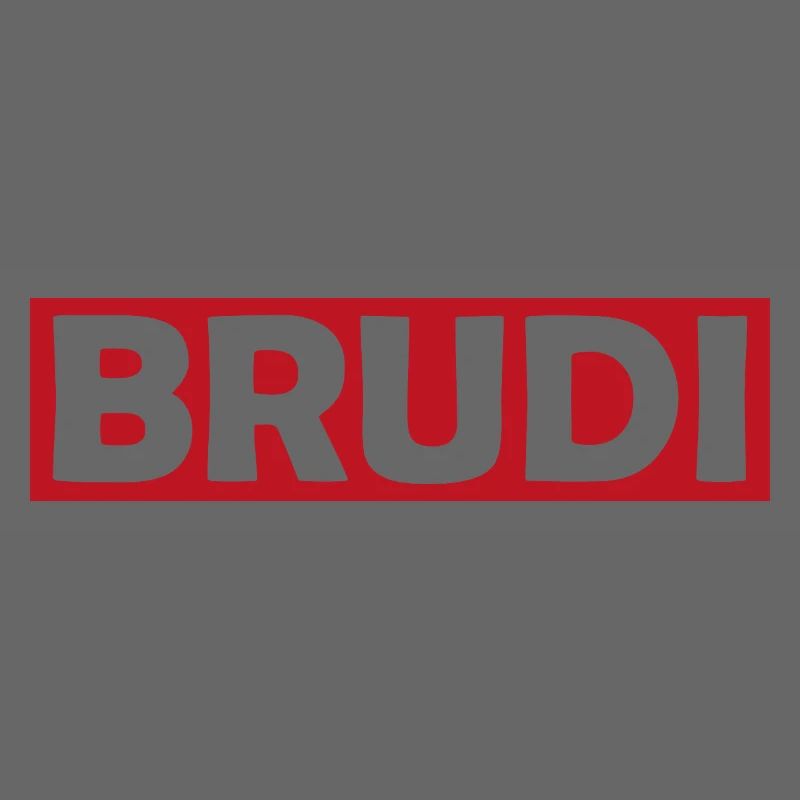 BRUDI Bold Red Logo Tee