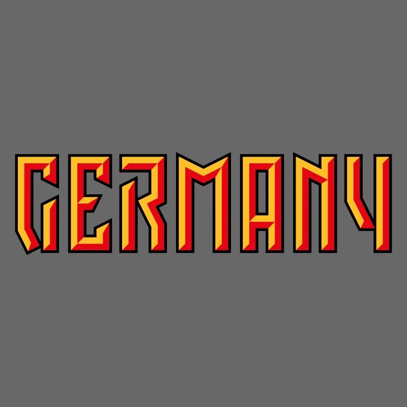 Germany Lettering (Relief / 3D / 3C)