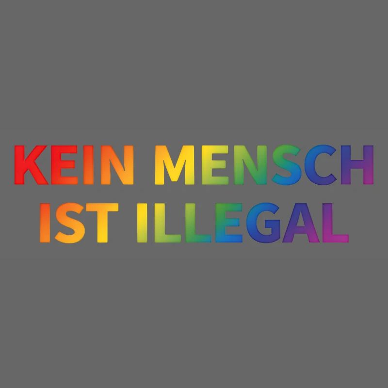 No One Is Illegal Rainbow