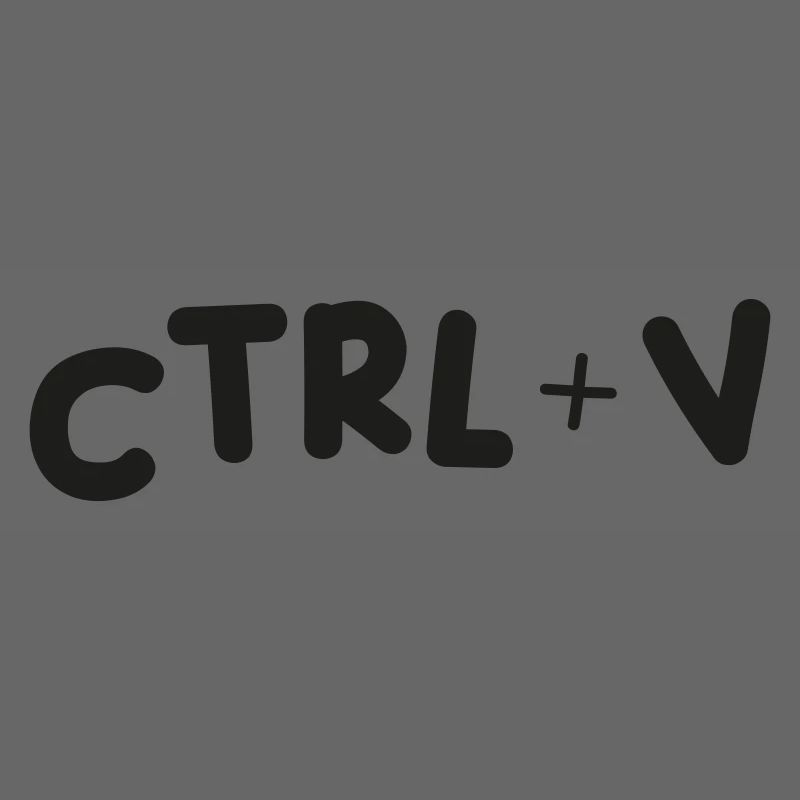 CTRL+V Paste -Gift for IT and Twins