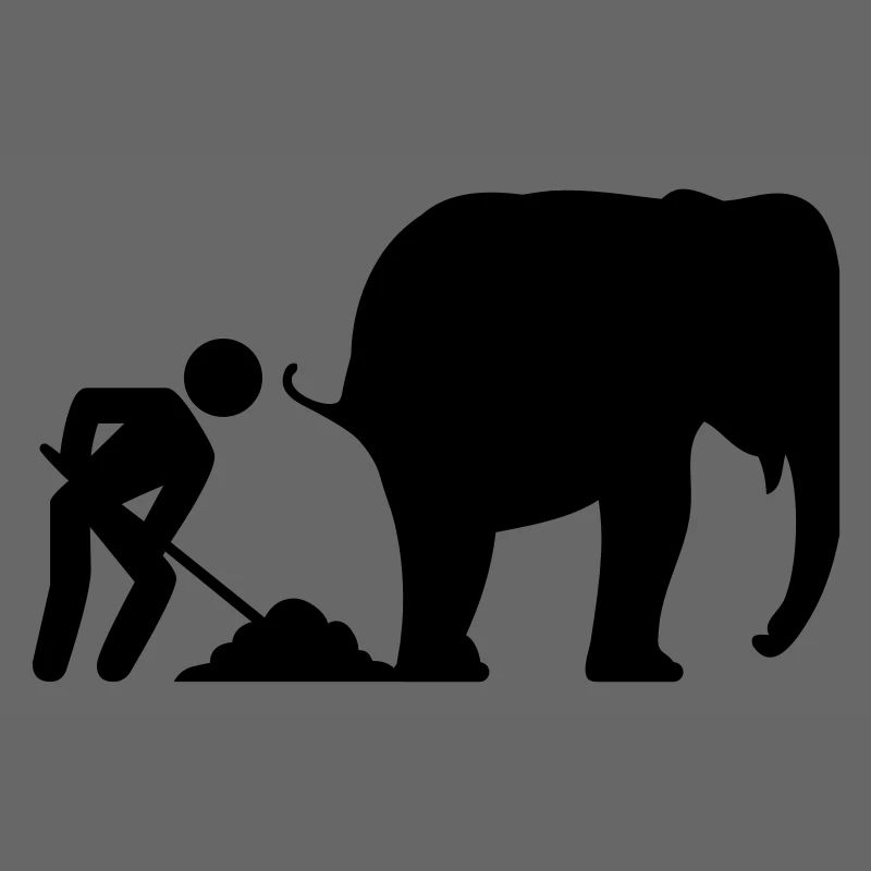 Elephant shit