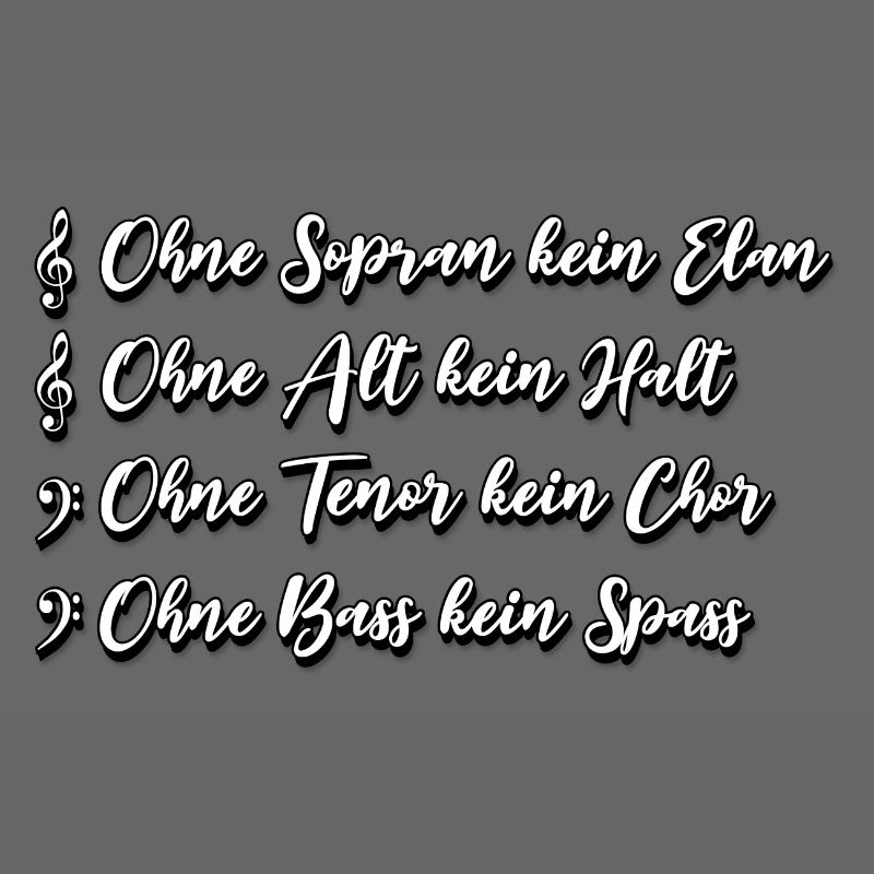 SATB Chor Spruch