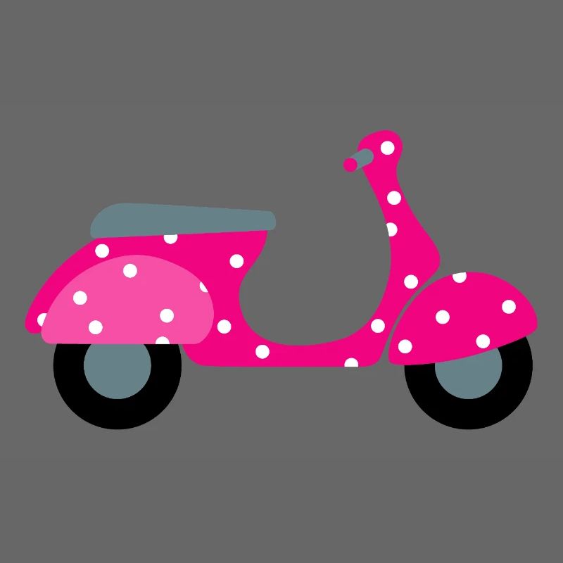 Roller Dots Pink Dots Pattern Retro Vintage Fan