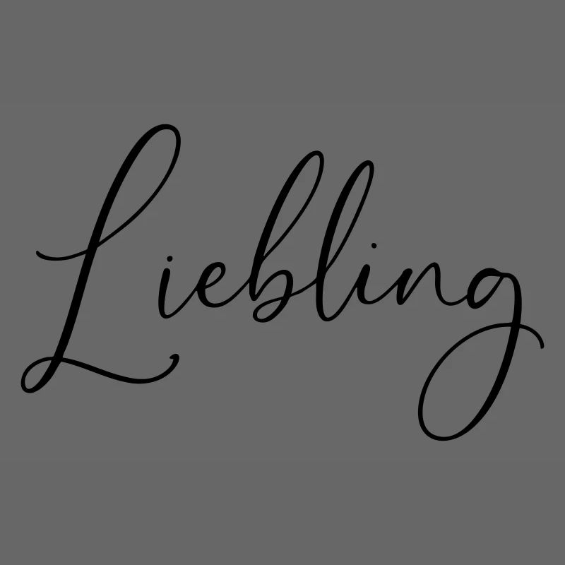 Darling / Conception d’écriture manuscrite