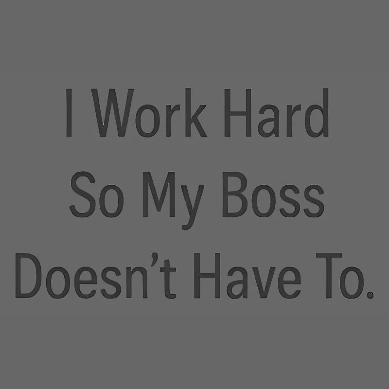 I Work Hard So My Chef Doesn’t Have To