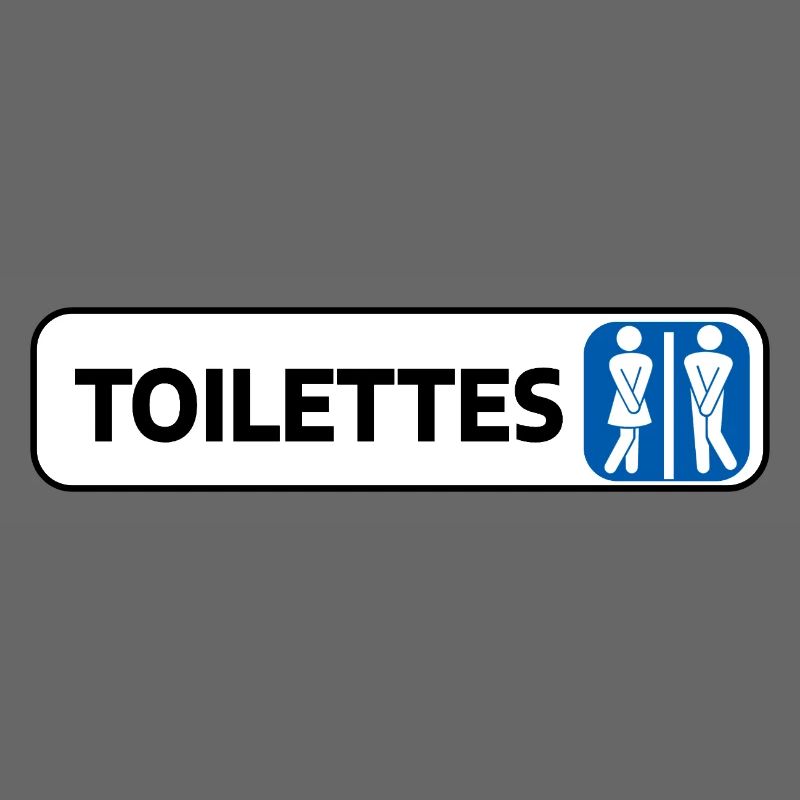 Männliches weibliches WC-Panel