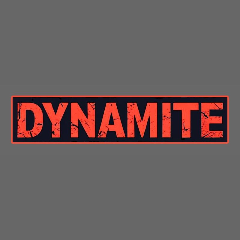 Dynamitisches rotes Grunge-Poster