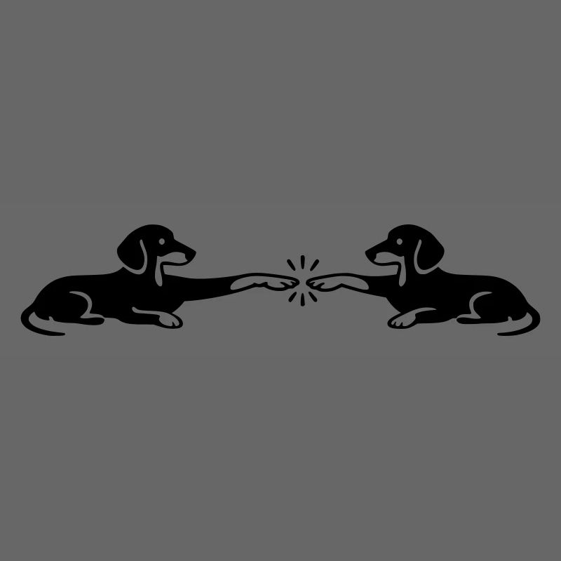 Dachshund Paws Touch Michelangelo