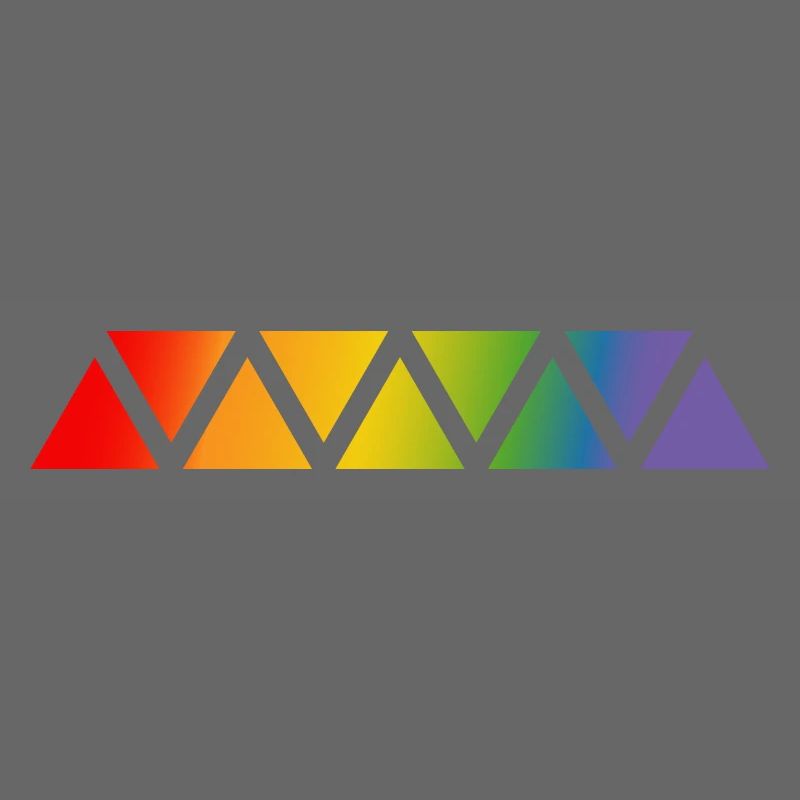 Regenbogen dreieck