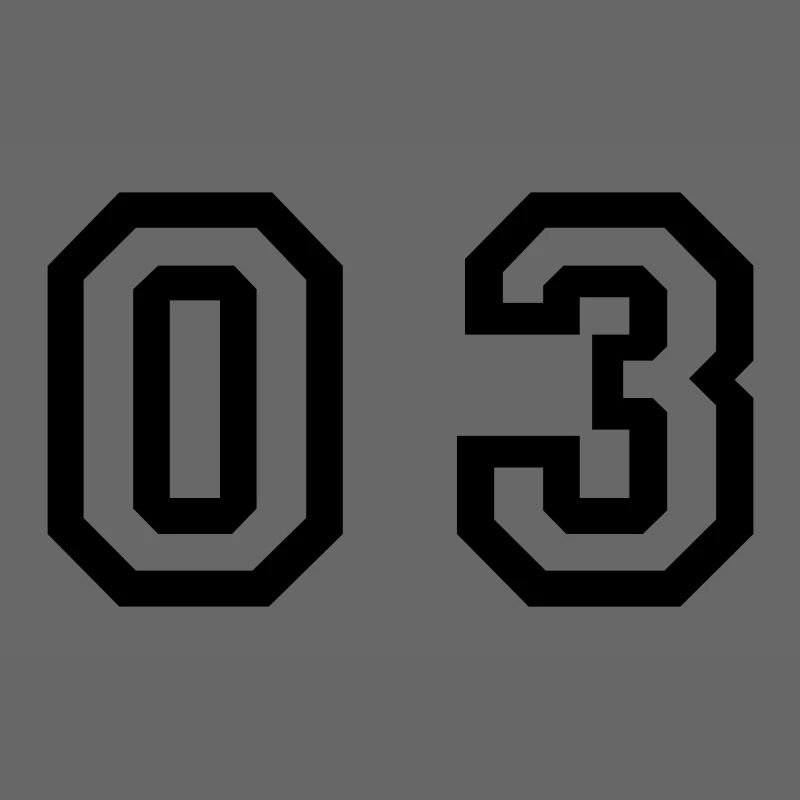 Nummer - 03 - null drei