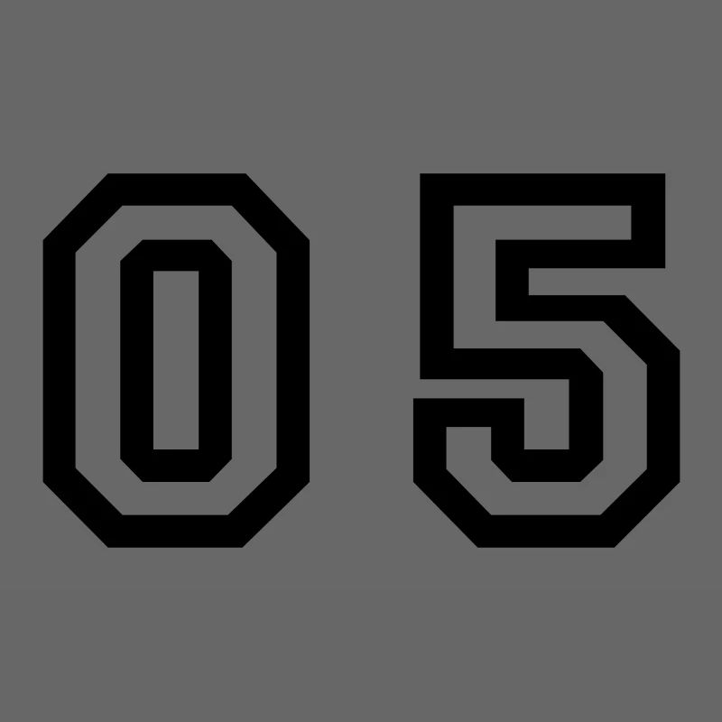 Nummer - 05 - null fünf