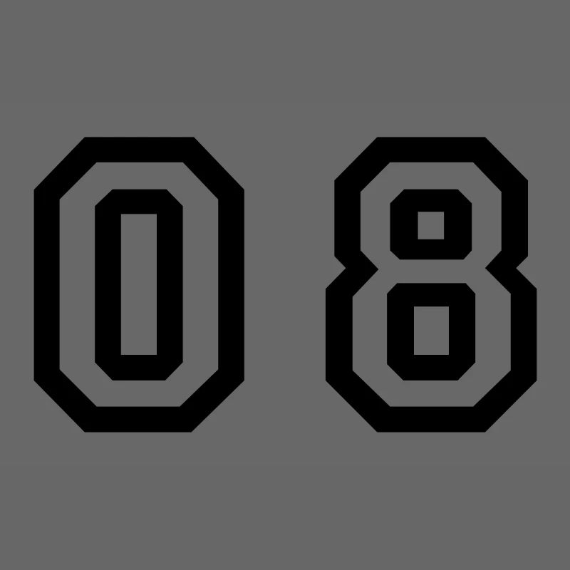 Nummer - 08 - null acht