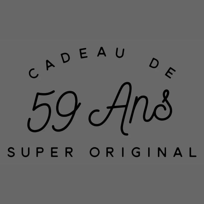 Cadeau 59 ans  