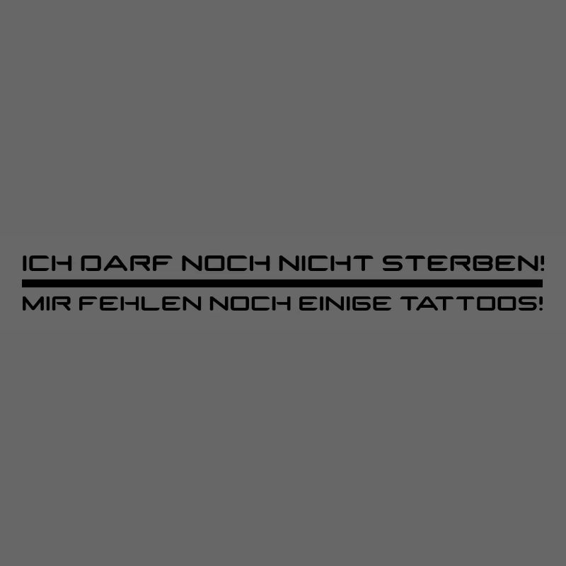 mir fehlen noch tattoos schwarz