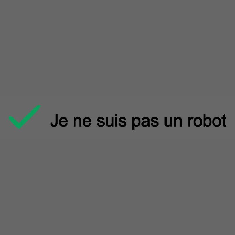 I'M NOT A ROBOT! (IT)