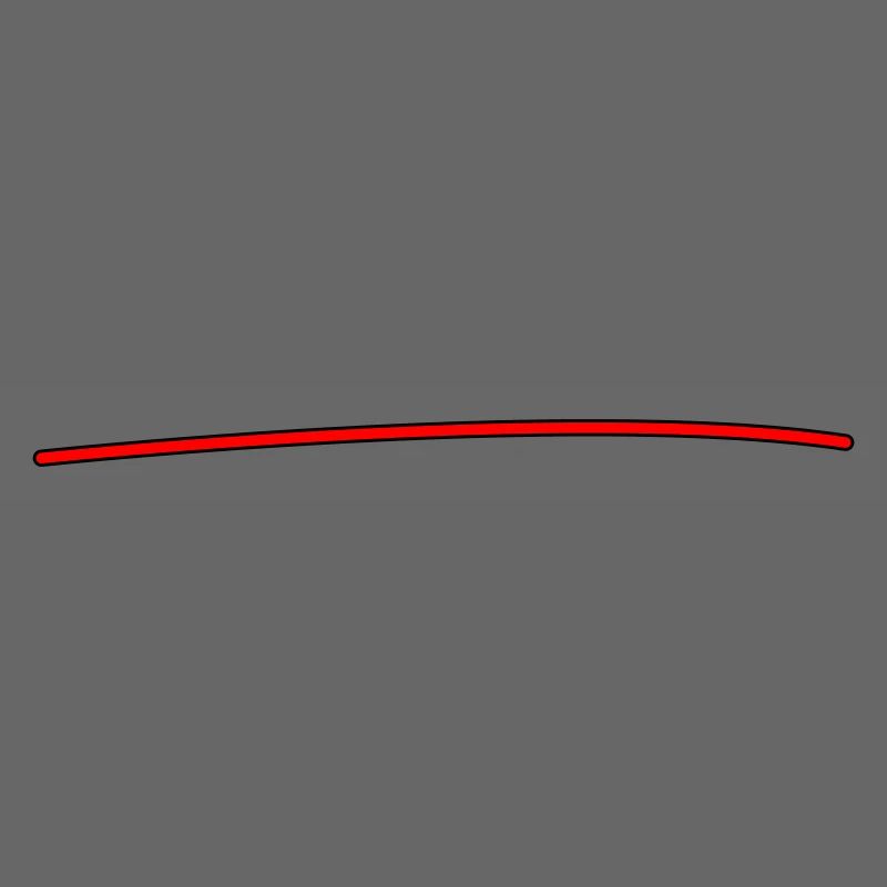 Minimalist Red Line – Modern Statement De