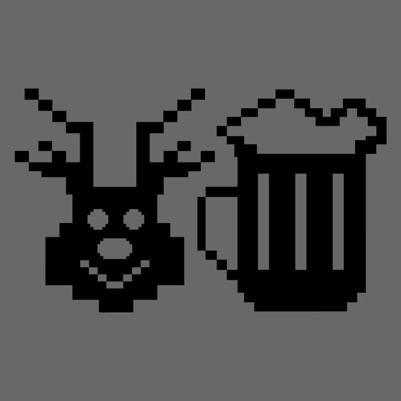 beer deer pixel