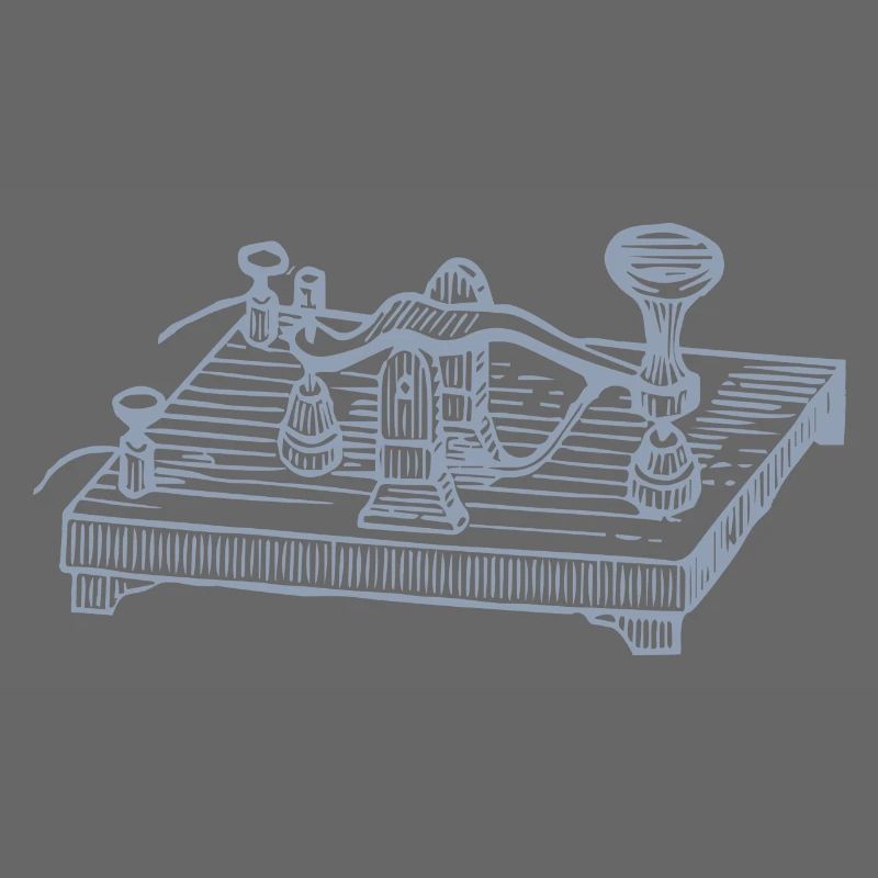 Vintage Morse Code Device, Retro Communication