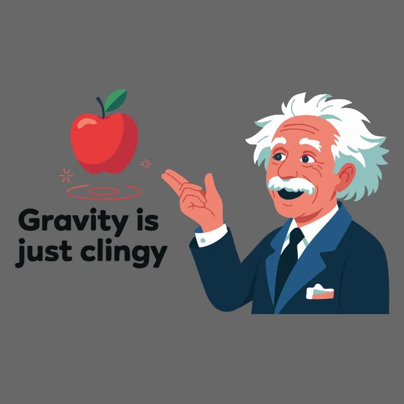 Conception physique amusante - La gravité est tout simplement collante