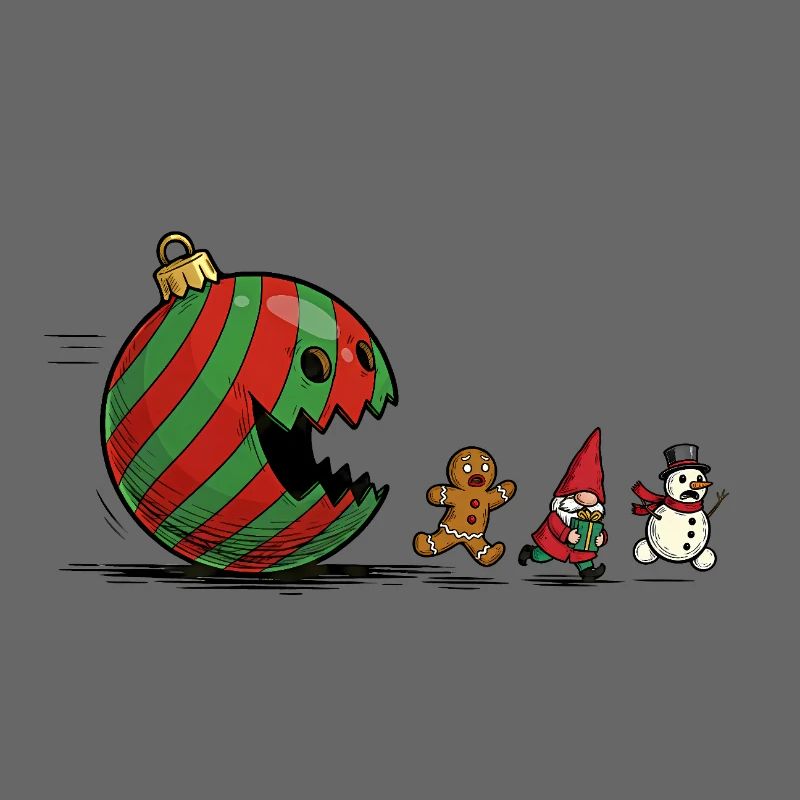 Verschlingende Weihnachtskugel Ornament