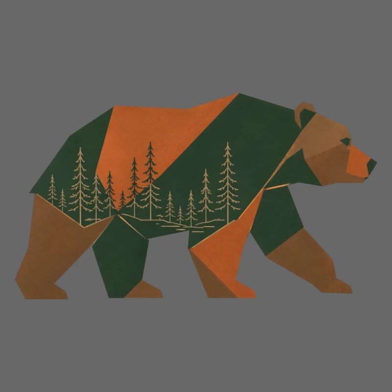 Geometric Forest Bear
