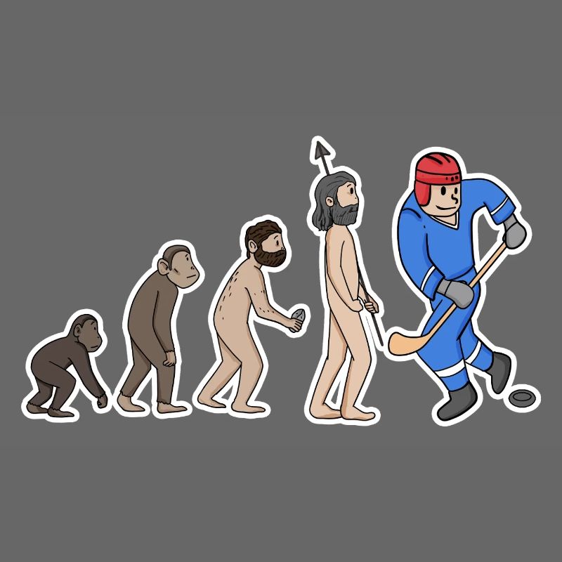 Evolution Eishockeyspieler 