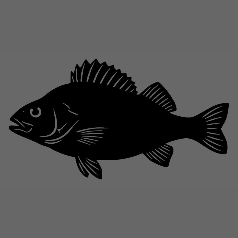 Logo de la silhouette du pêcheur perchoir