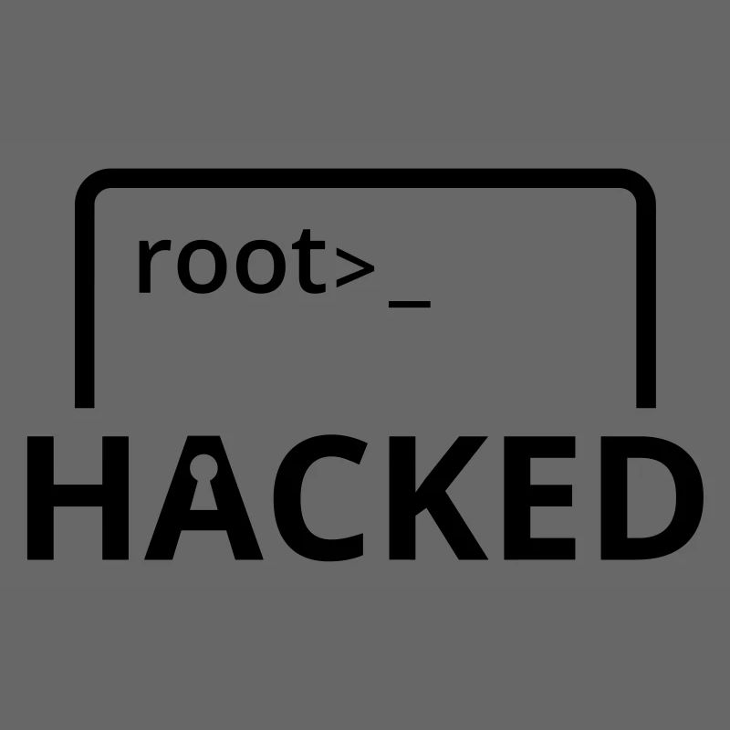 Hacked Hacker Informatiker Computer Programmierer