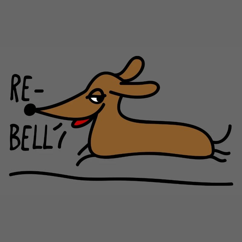 Dackel als Rebell