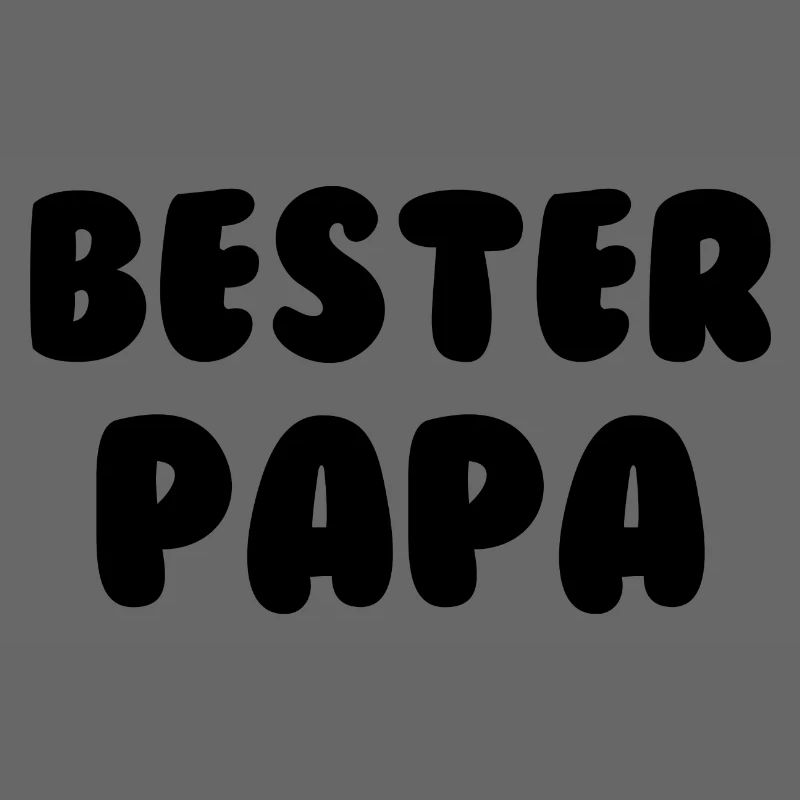 Bester Papa Schwarz