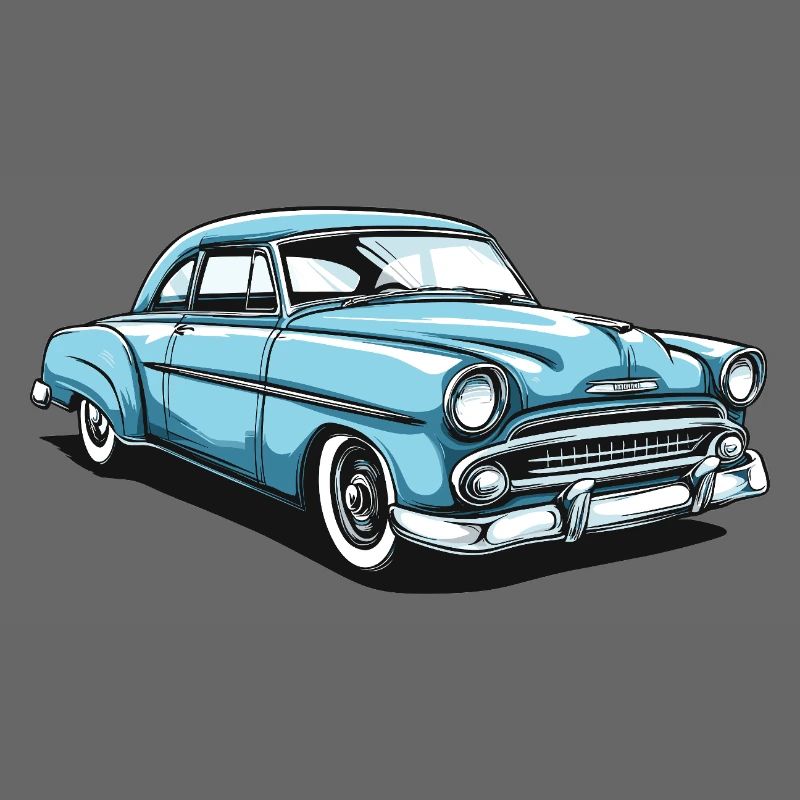 Nostalgisches Retro-Auto Design