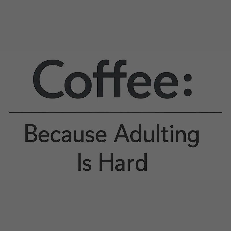 Coffee because murder is wrong