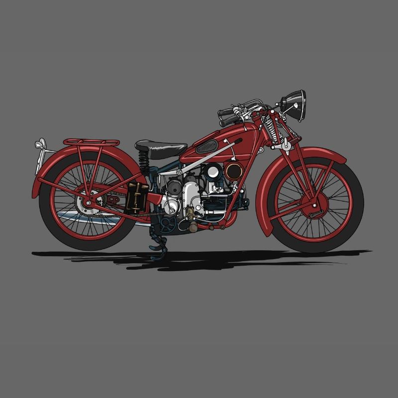 Retro motorcycle