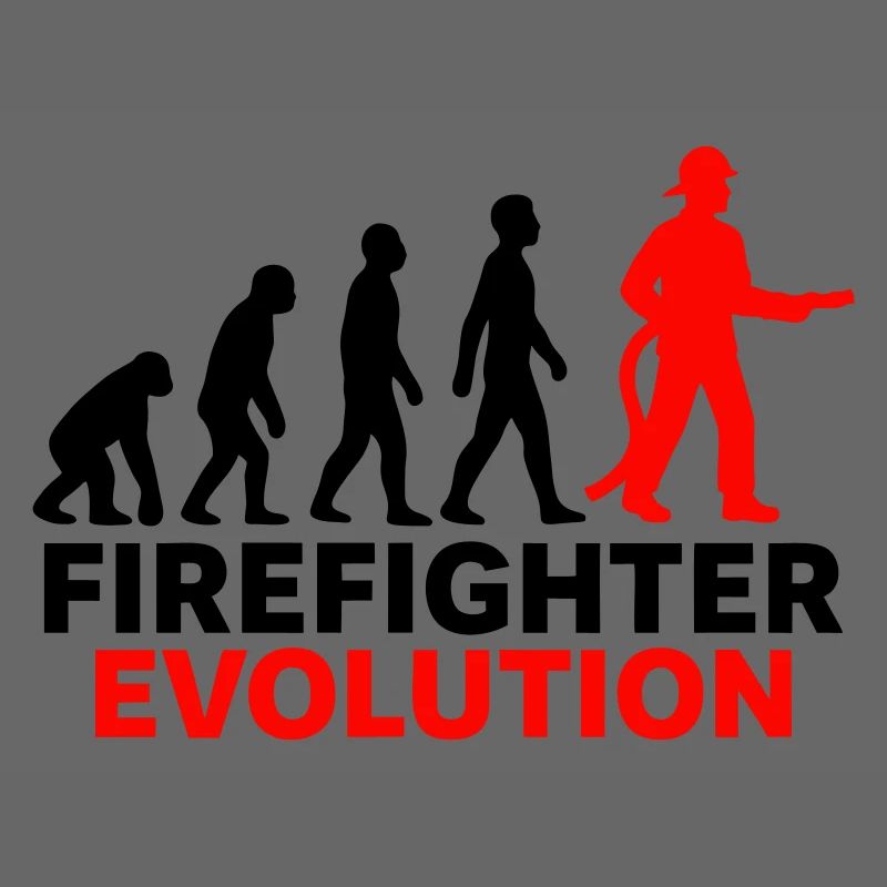 Firefighter Evolution Hero Gift Cool