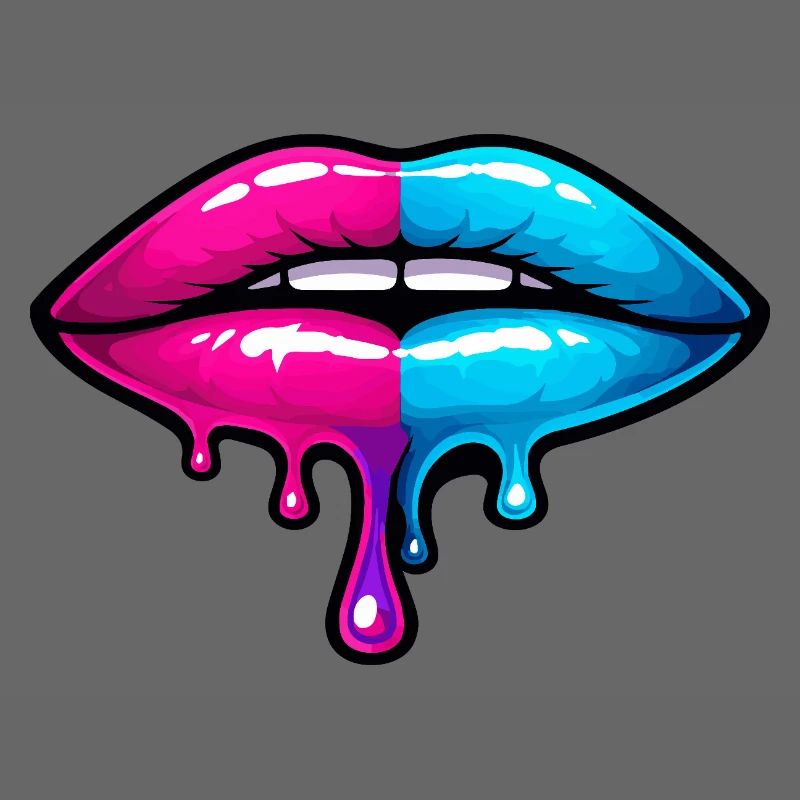 Split Neon Lip Melt