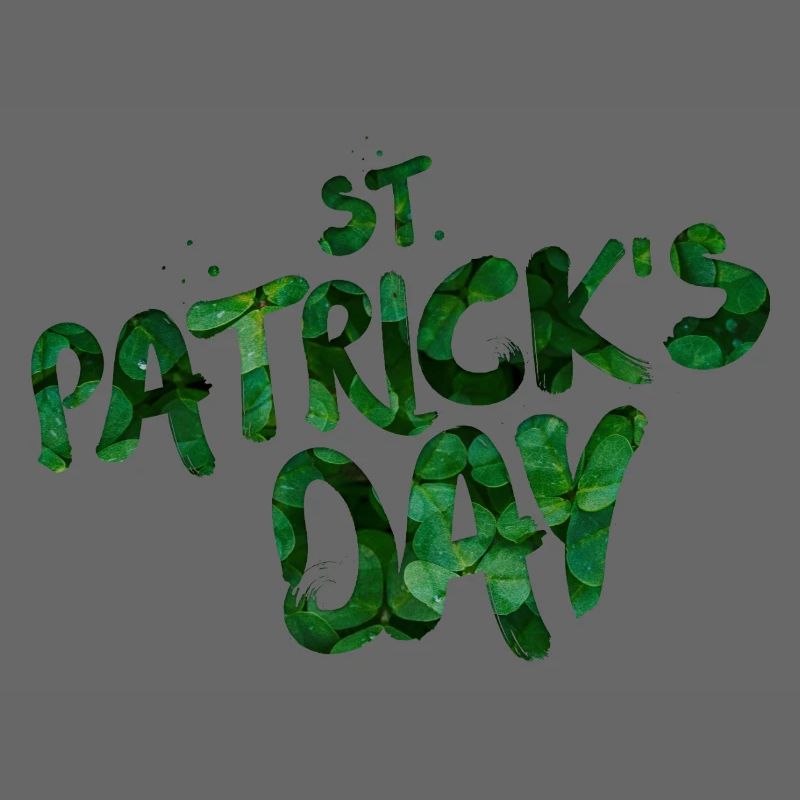Faute de frappe à la feuille verte La Saint-Patrick