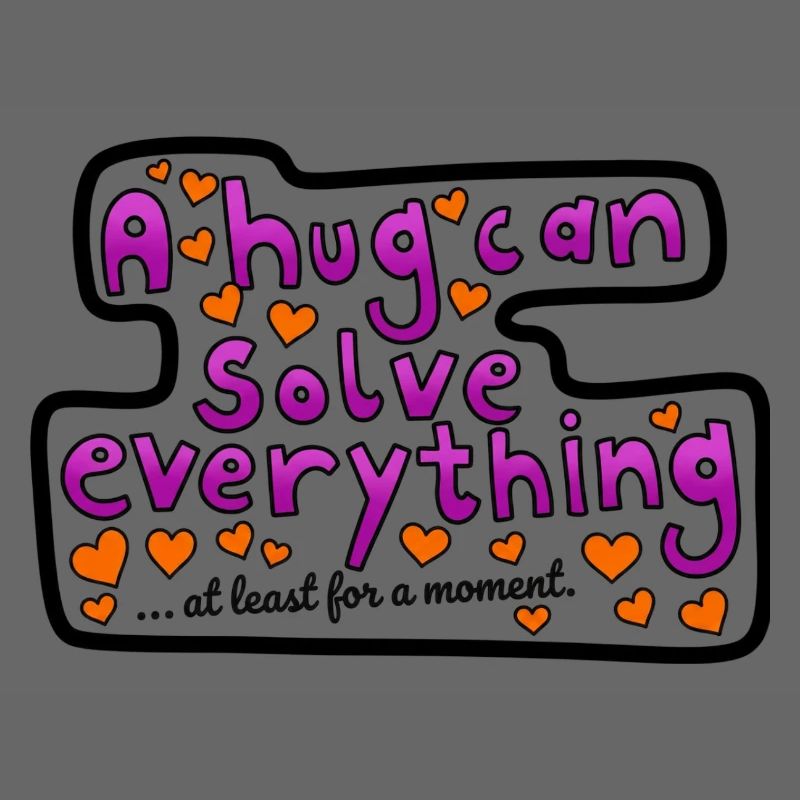 A hug can help