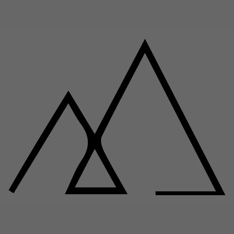 Symbol logo mountain