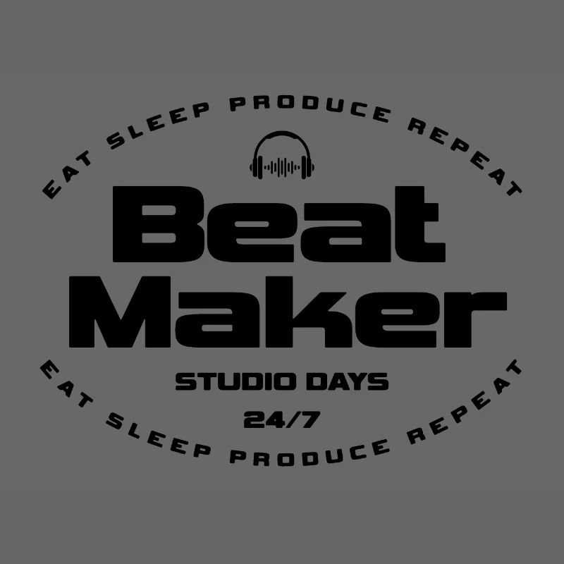 Beat Maker Musik Spruch Design