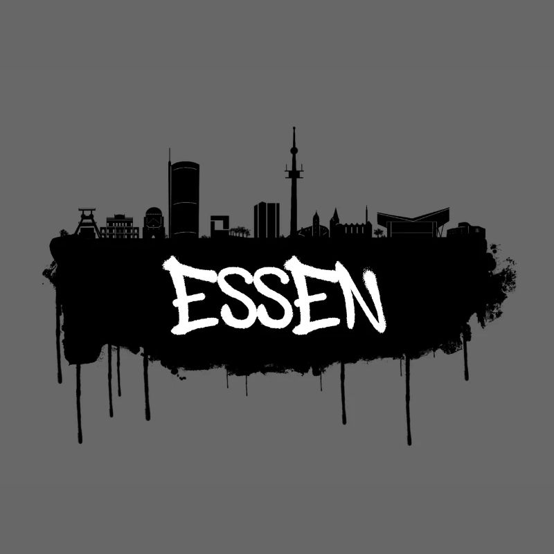 Essen Graffiti Skyline