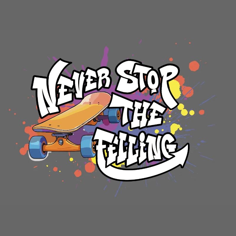 Skateboard Graffiti Motivation Design