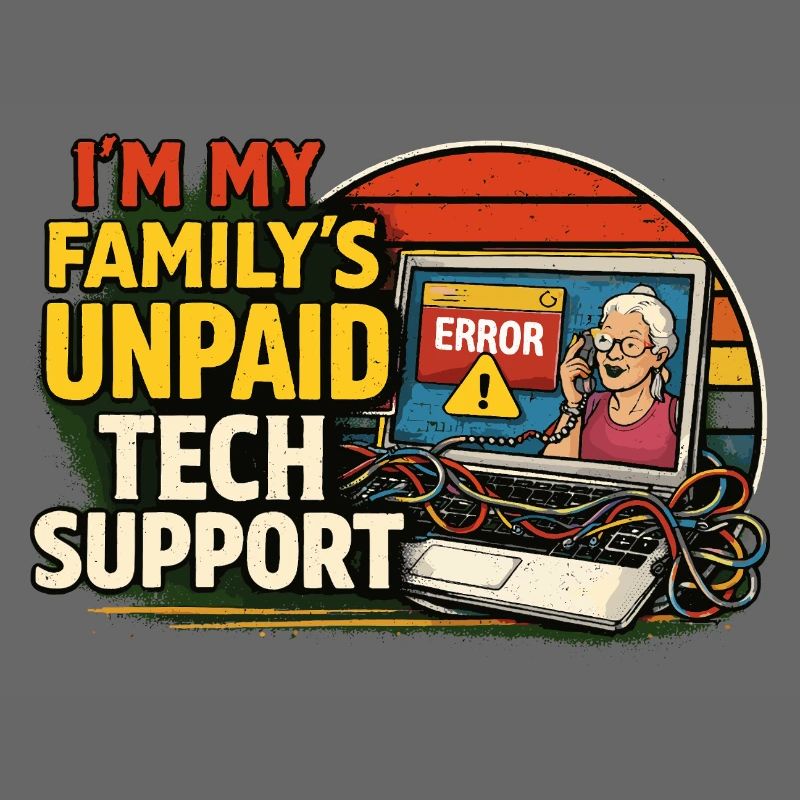 Familien Tech-Support Unbezahlt