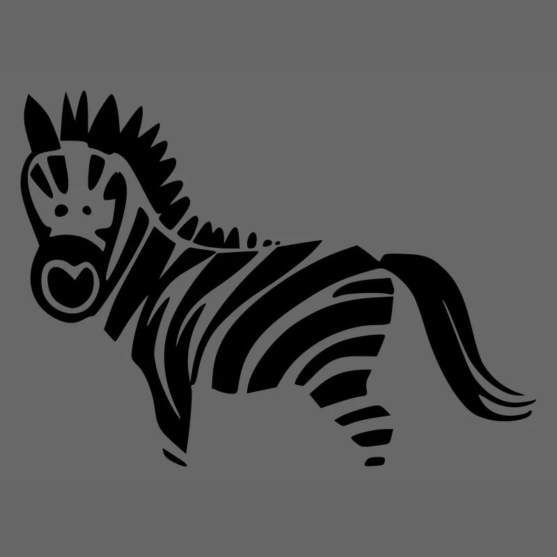 Zebra Design schwarz/ weiss
